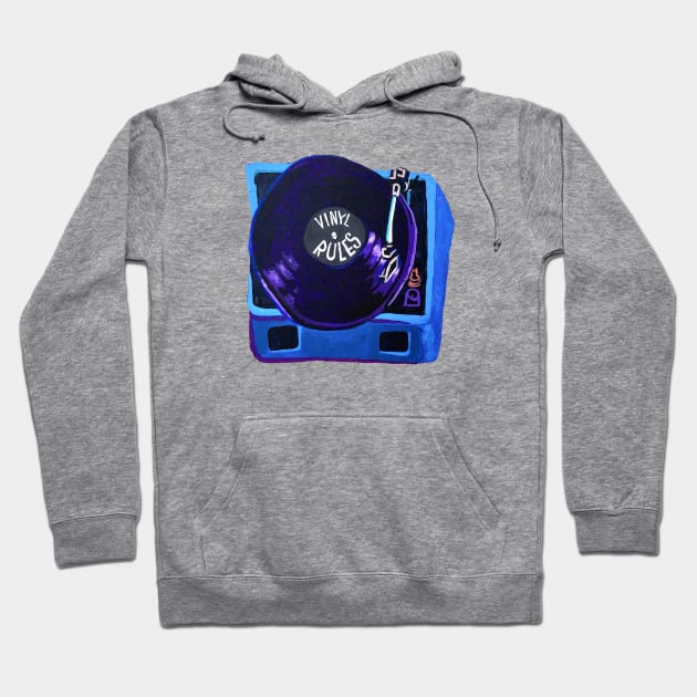 Vinyl Rules Hoodie by SPINADELIC